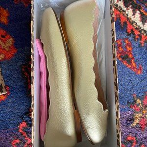 FS NY balet flats Platino NWT